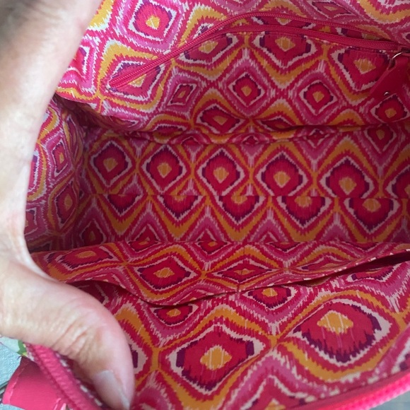 Vera Bradley Mini Loft duffel in clementine - Picture 12 of 16